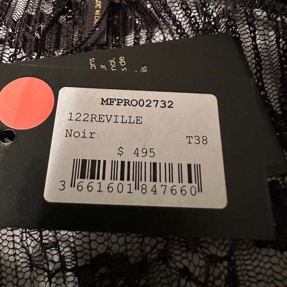 Maje Reville Sequin Lace Mini Dress - NWT - Size 38 (US 6) - Picture 11 of 15